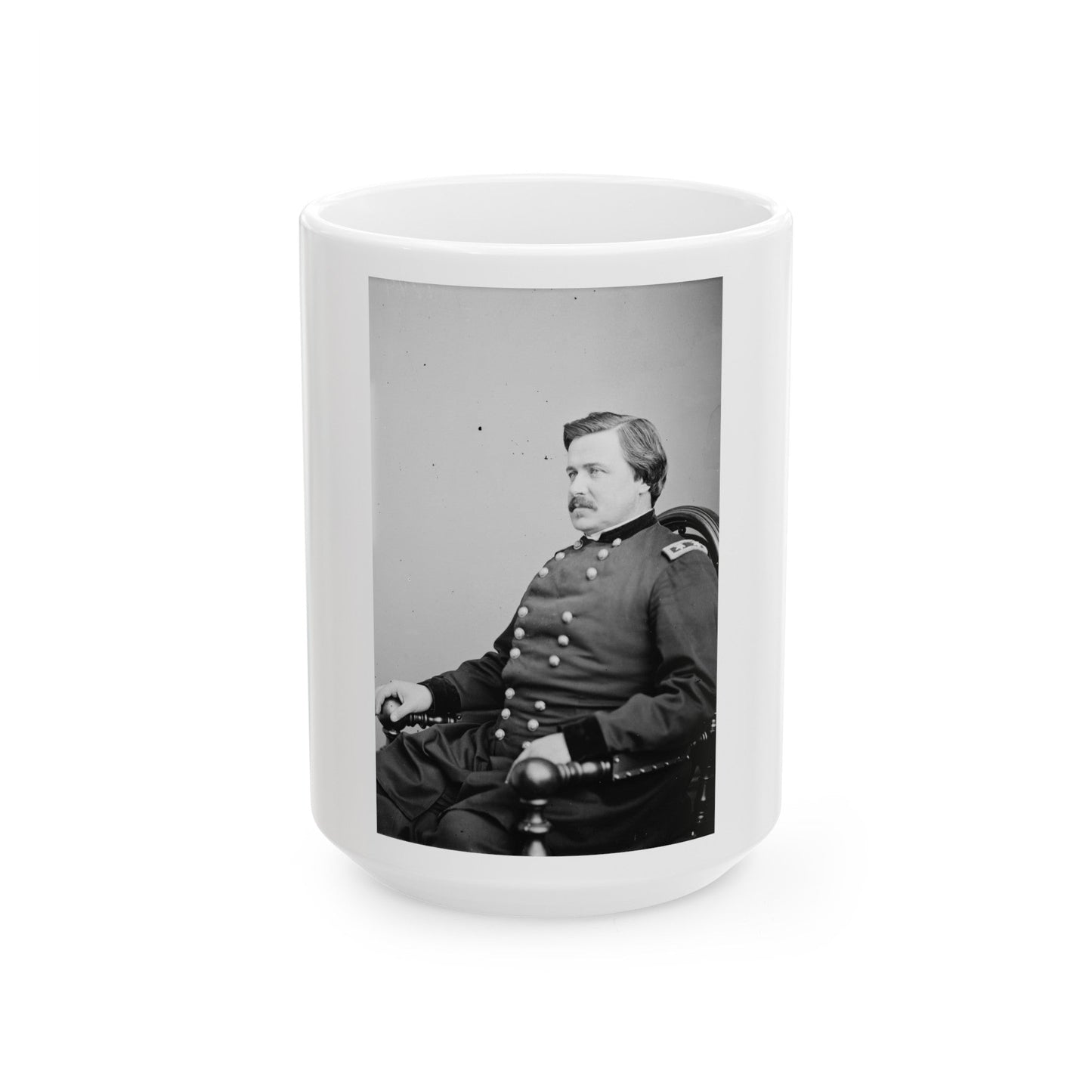 A. Mccook (U.S. Civil War) White Coffee Mug-15oz-The Sticker Space