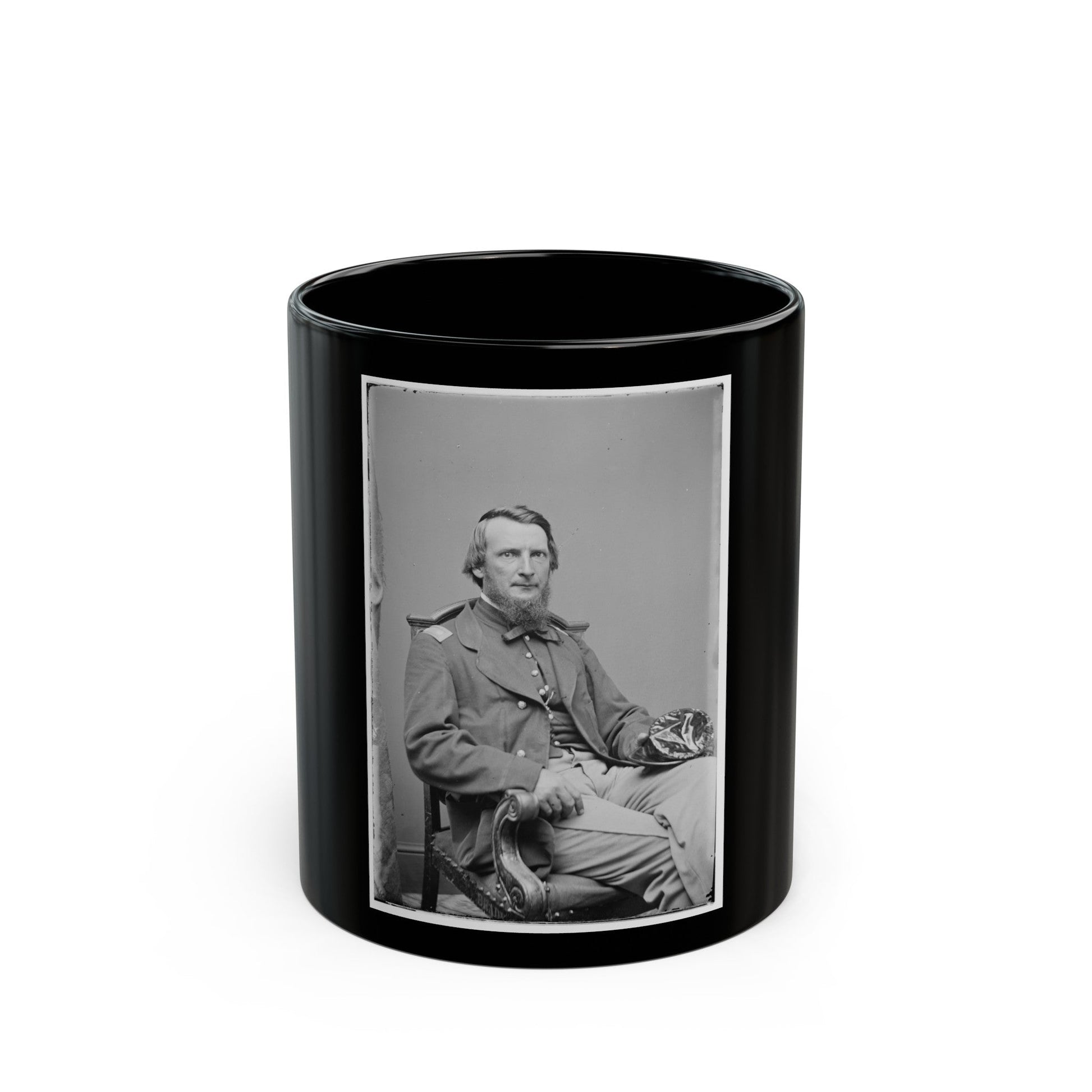 A.B. Mccalmont 001 (U.S. Civil War) Black Coffee Mug-11oz-The Sticker Space