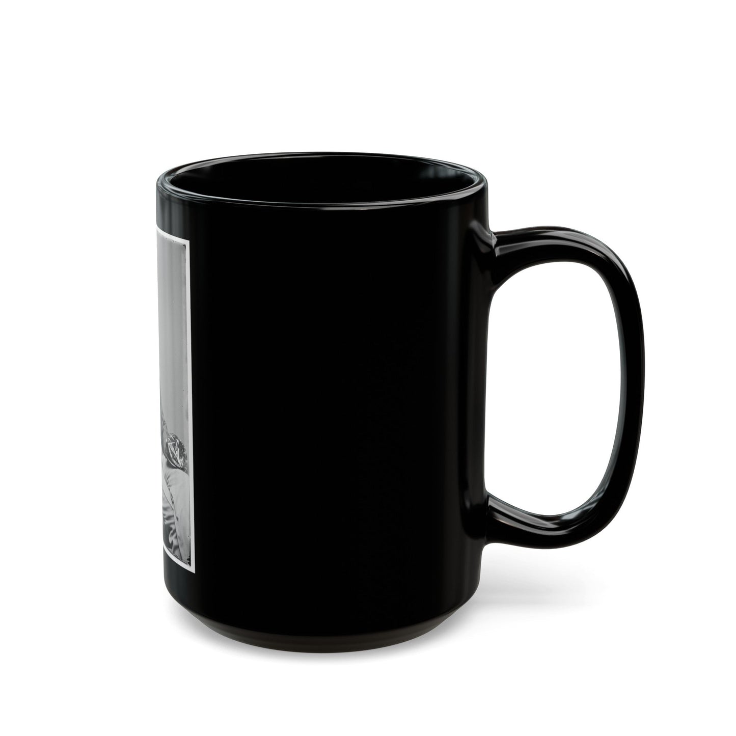 A.B. Mccalmont 001 (U.S. Civil War) Black Coffee Mug-The Sticker Space