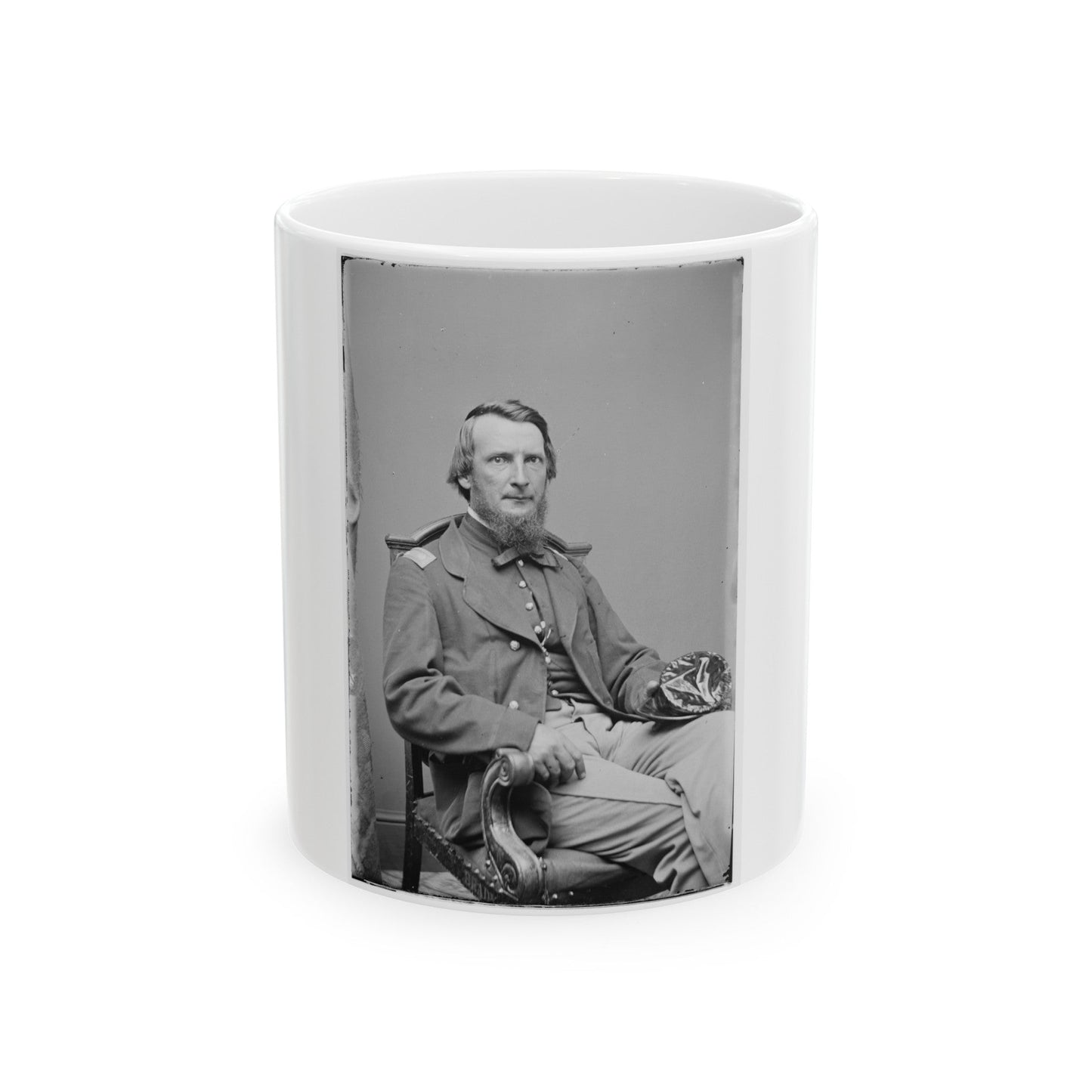 A.B. Mccalmont 001 (U.S. Civil War) White Coffee Mug-11oz-The Sticker Space