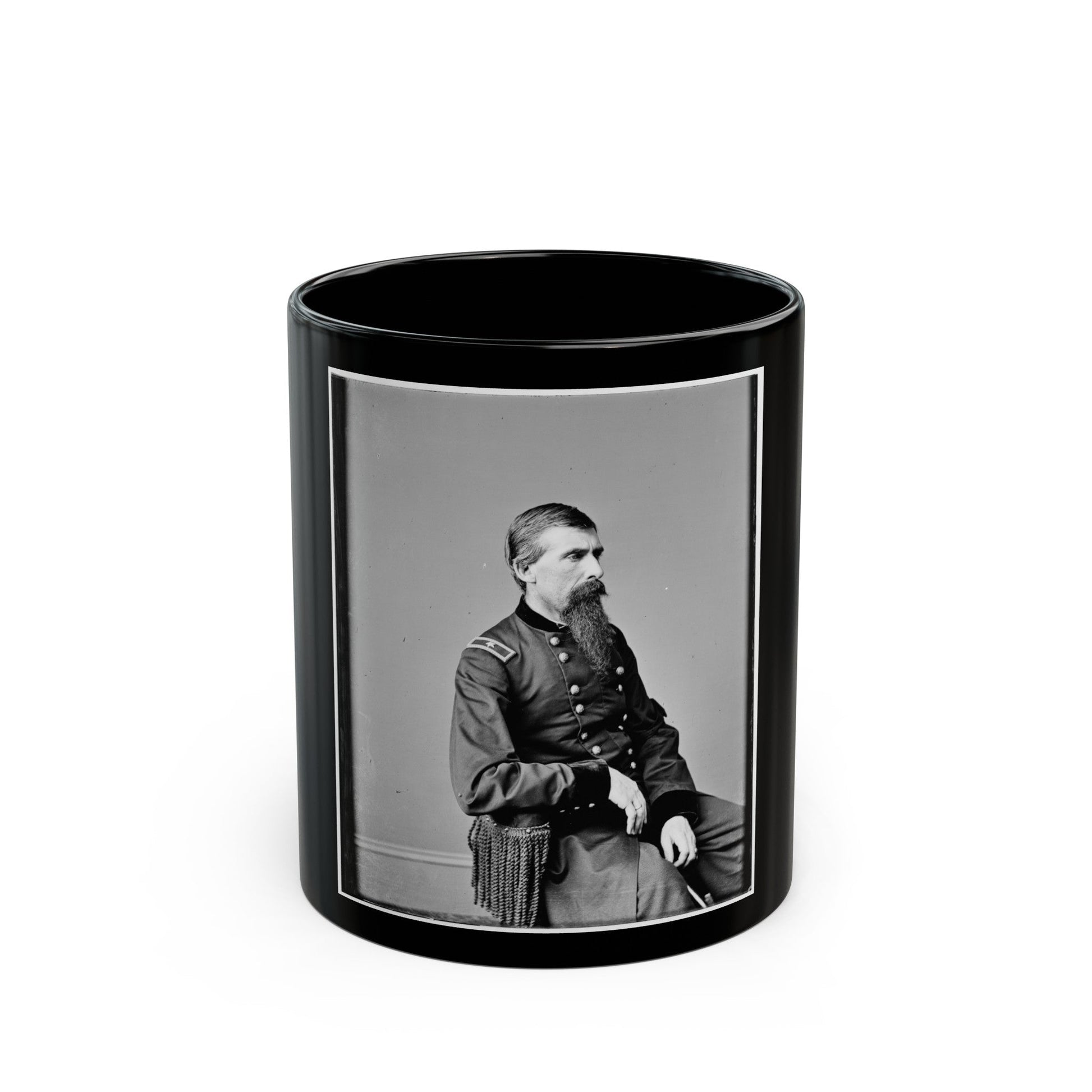 A.B. Underwood (U.S. Civil War) Black Coffee Mug-11oz-The Sticker Space