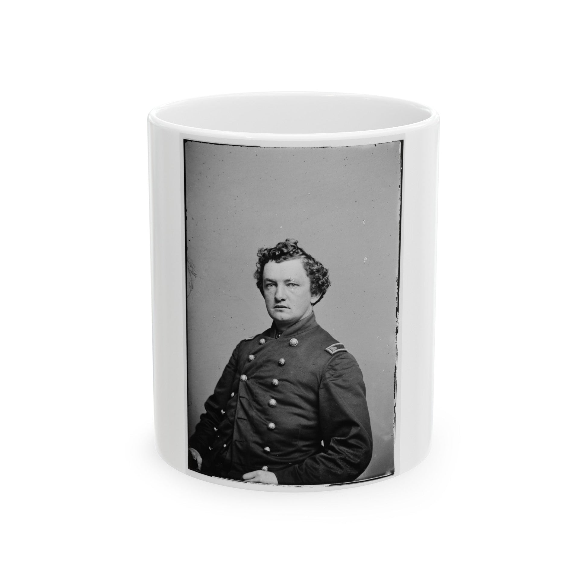 A.C. Brown (U.S. Civil War) White Coffee Mug-11oz-The Sticker Space