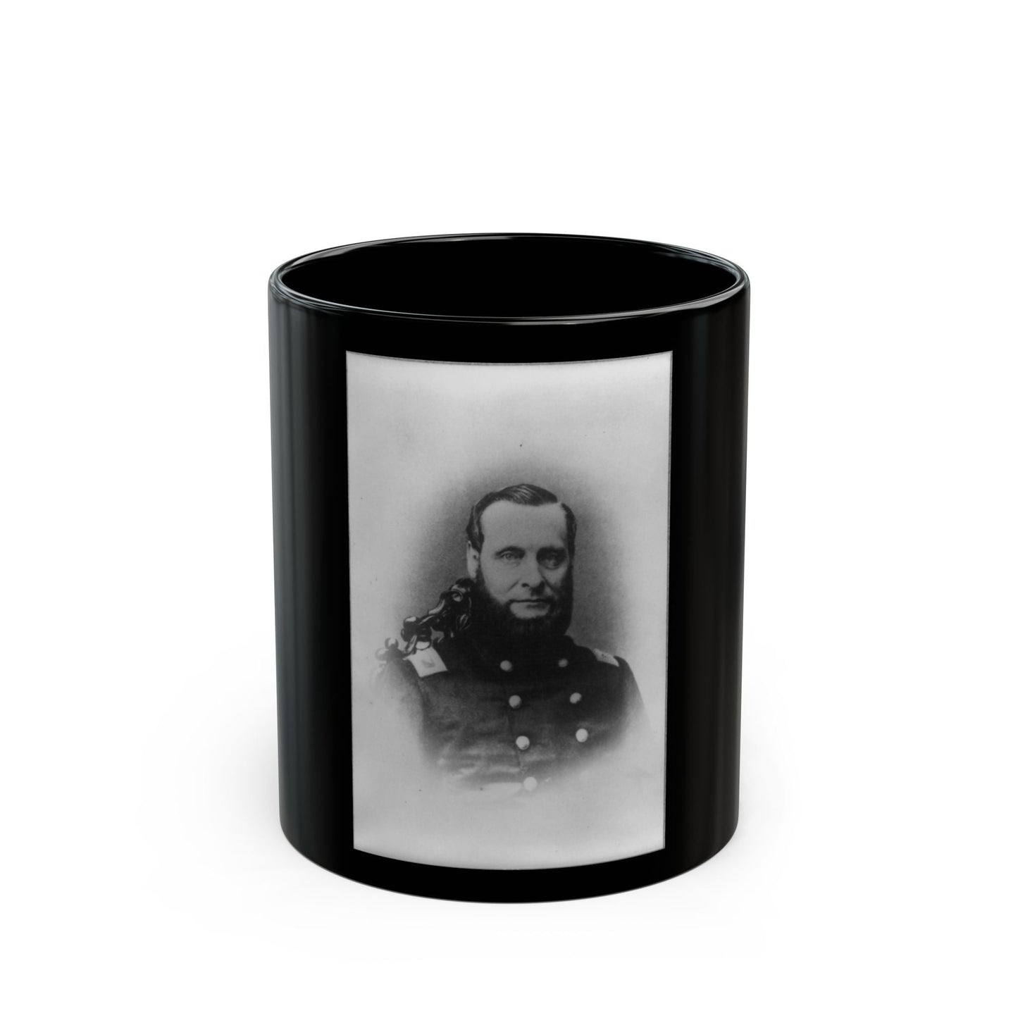 A.D. Streight, Head-And-Shoulders Portrait, Facing Right (U.S. Civil War) Black Coffee Mug