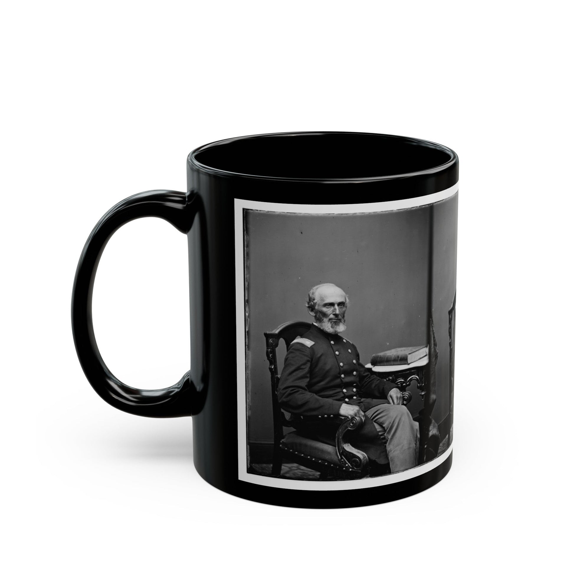 A.H. White (U.S. Civil War) Black Coffee Mug-The Sticker Space