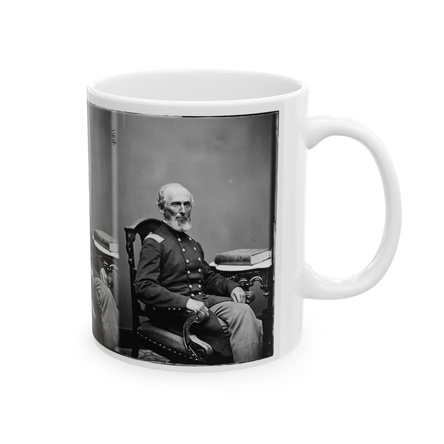 A.H. White (U.S. Civil War) White Coffee Mug-The Sticker Space