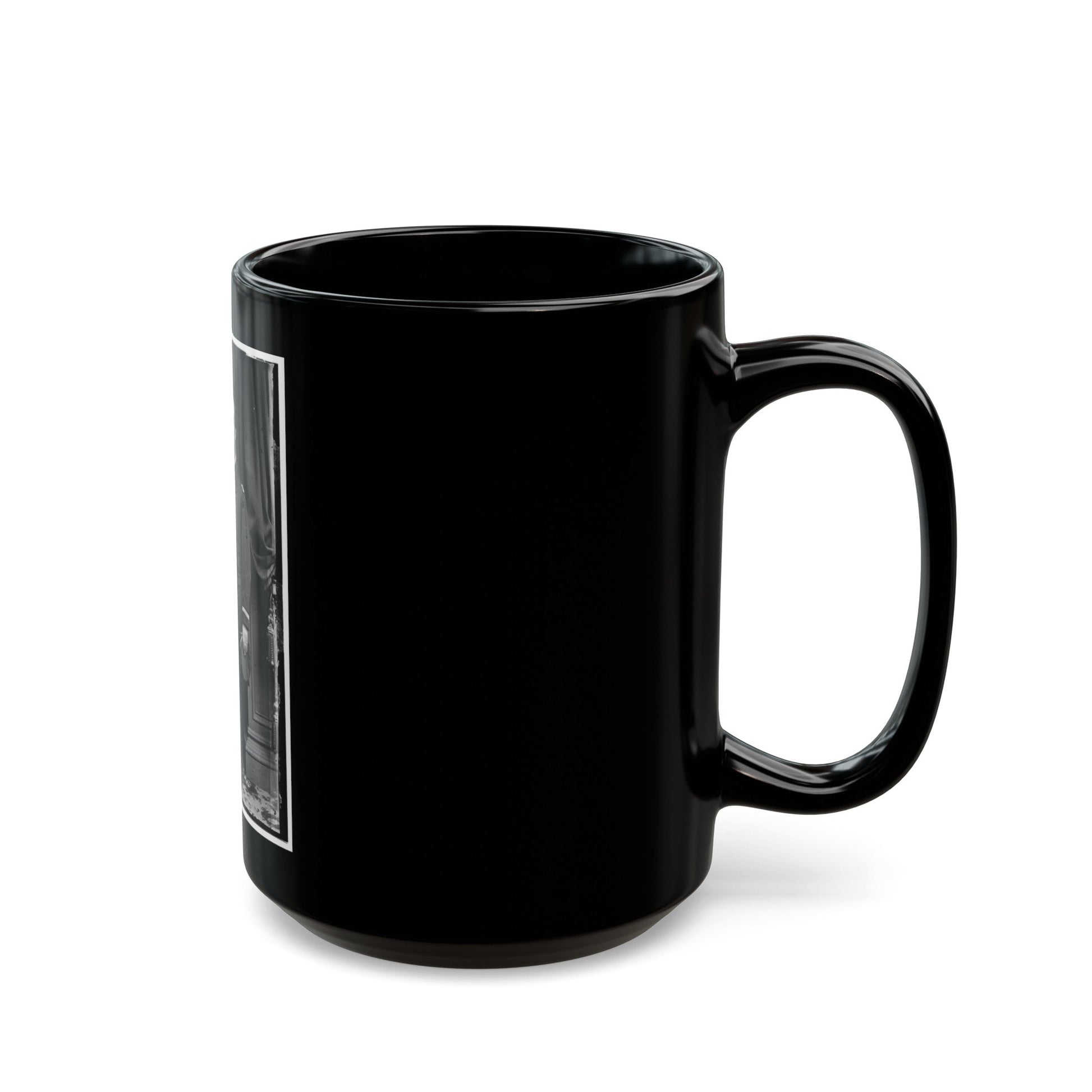 A.K. Hughes 001 (U.S. Civil War) Black Coffee Mug-The Sticker Space