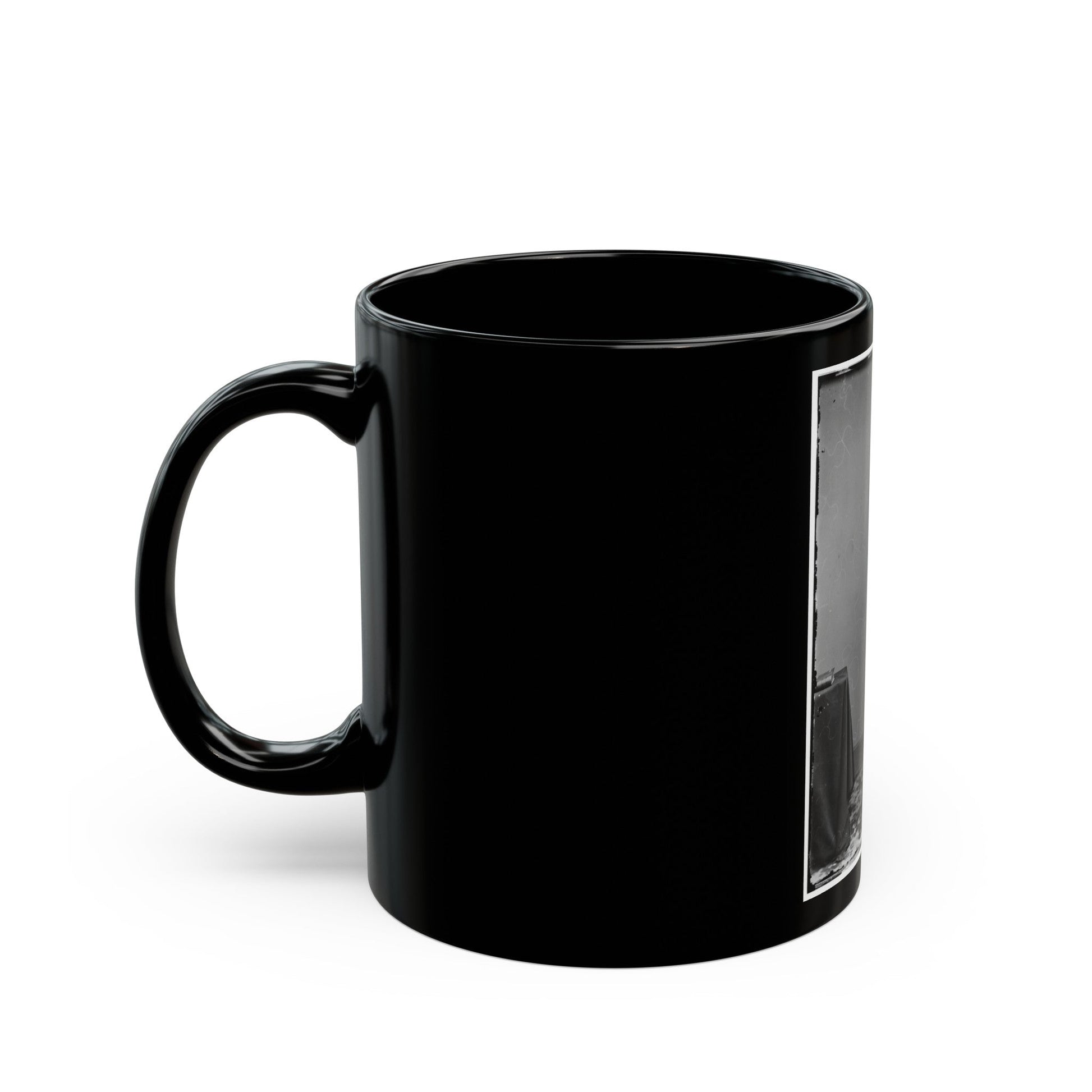 A.K. Hughes 001 (U.S. Civil War) Black Coffee Mug-The Sticker Space