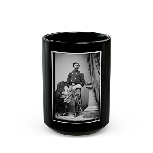 A.N. Duffie (U.S. Civil War) Black Coffee Mug-15oz-The Sticker Space