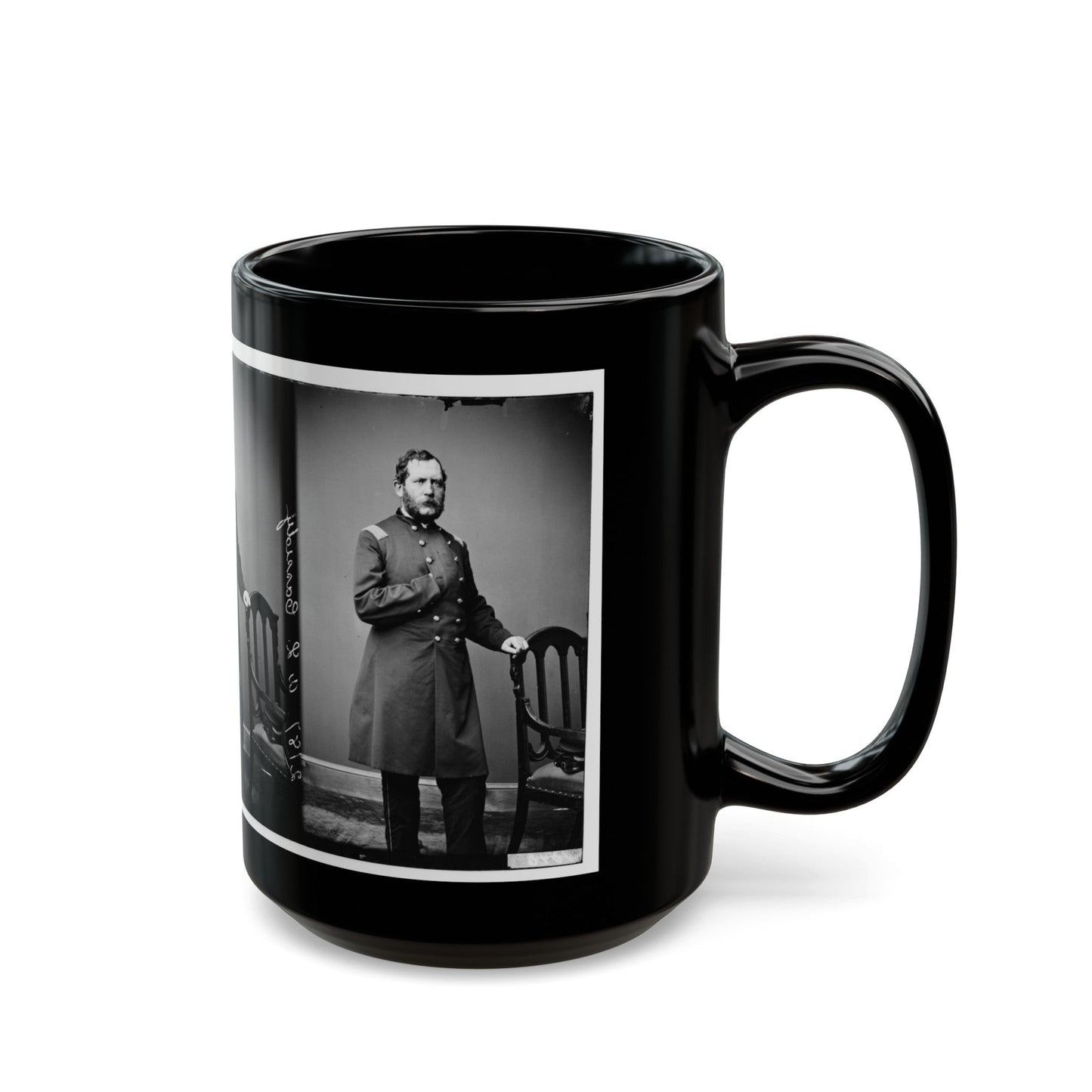 A.S. Cassidy (U.S. Civil War) Black Coffee Mug-The Sticker Space