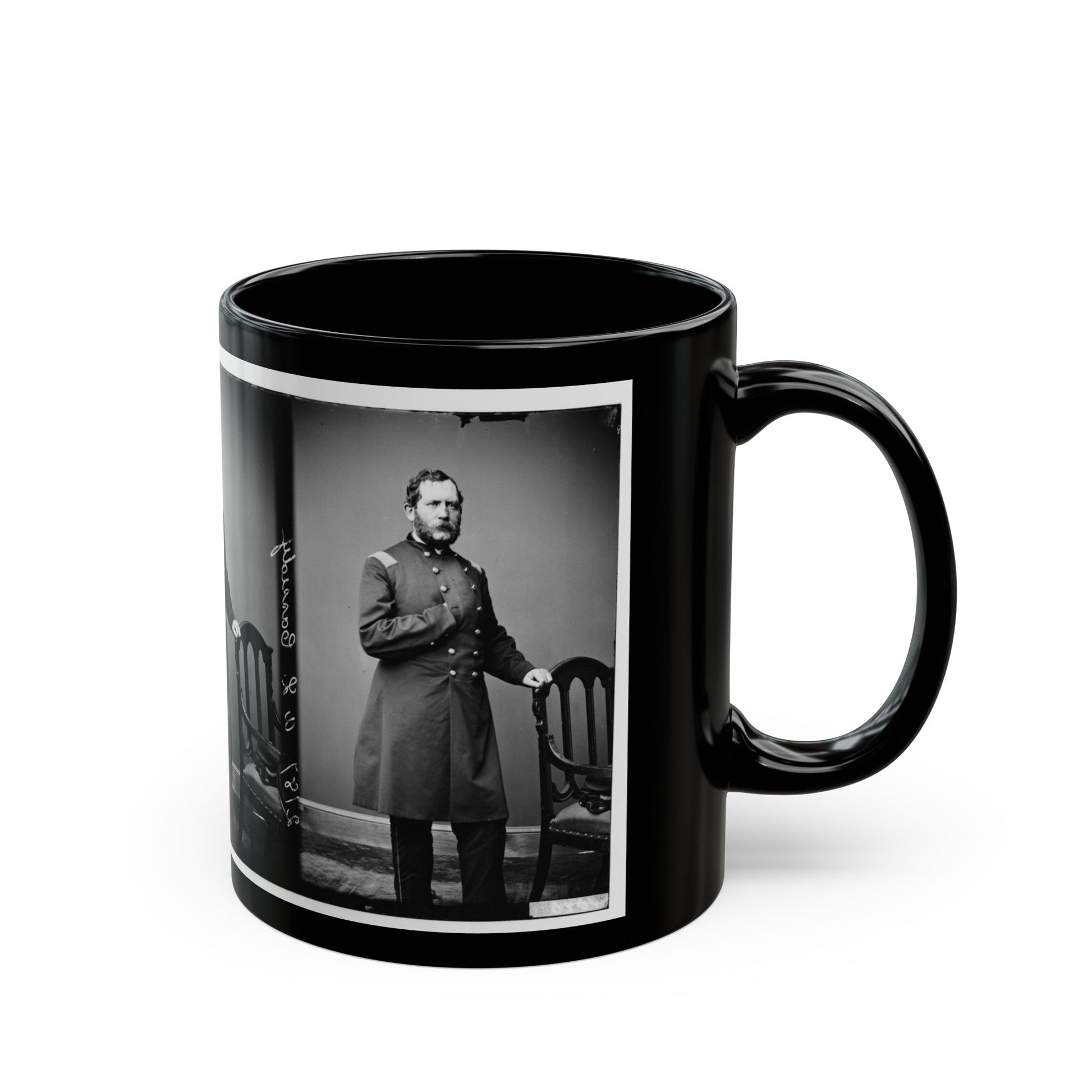 A.S. Cassidy (U.S. Civil War) Black Coffee Mug-The Sticker Space