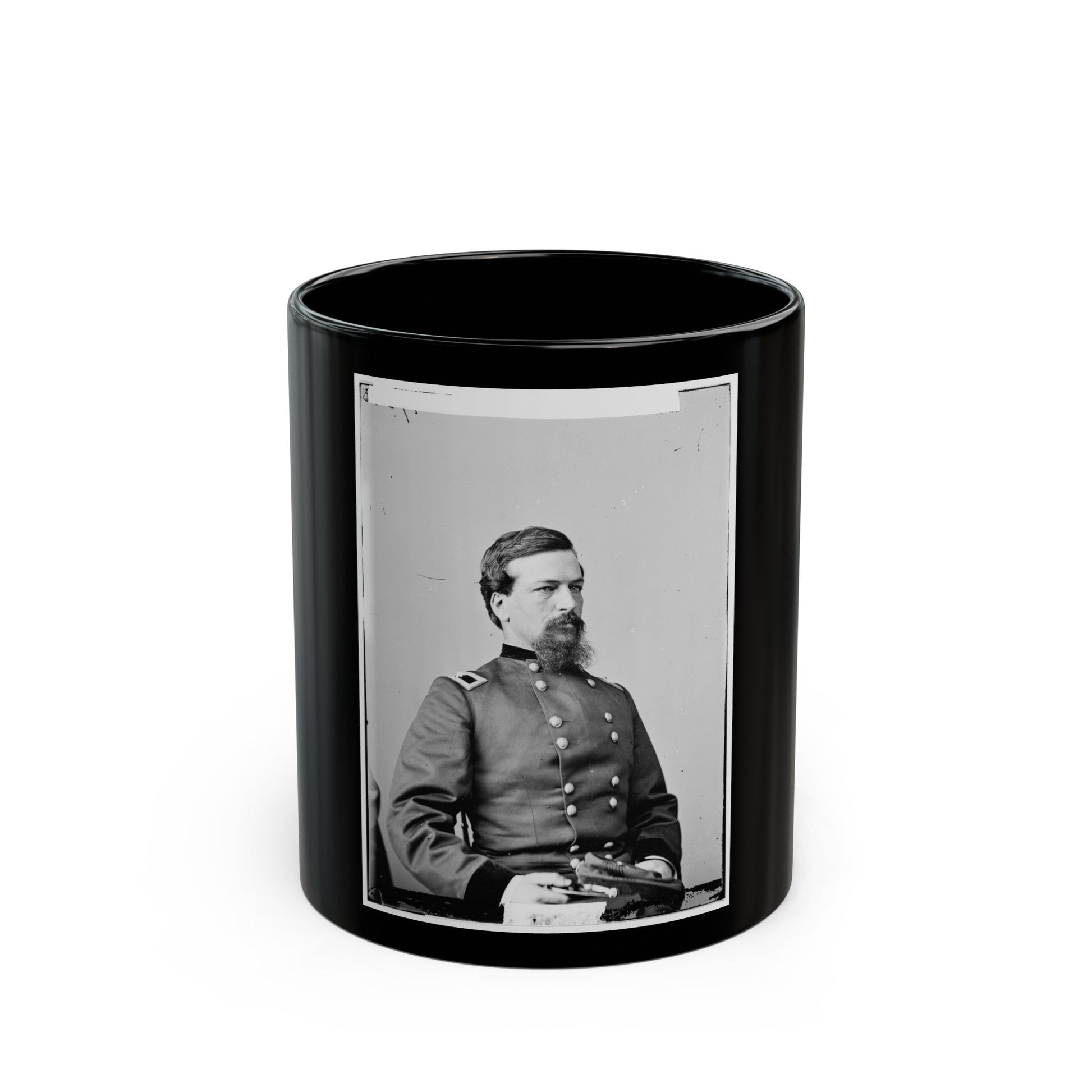 A.S. Webb 001 (U.S. Civil War) Black Coffee Mug-11oz-The Sticker Space