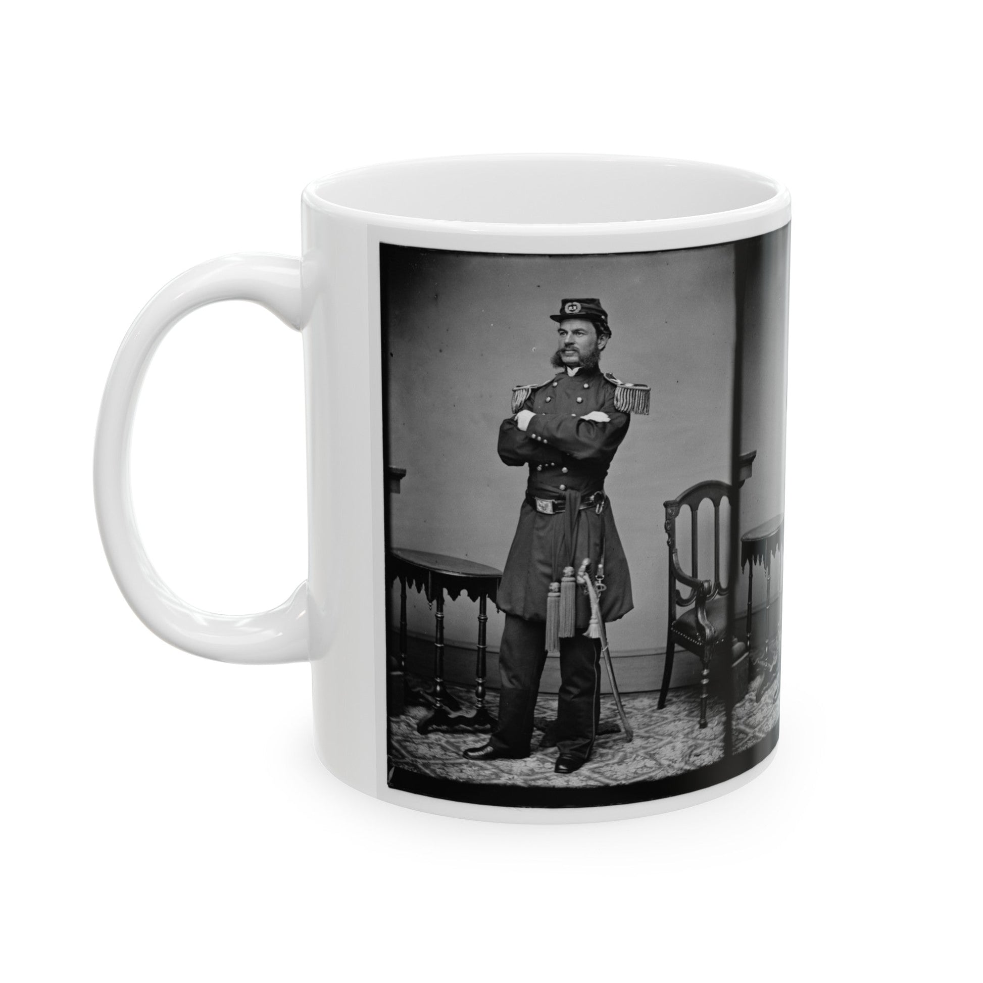 A.T.A.Torbert (U.S. Civil War) White Coffee Mug-The Sticker Space