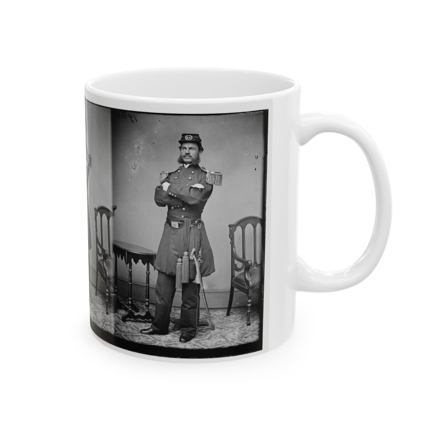 A.T.A.Torbert (U.S. Civil War) White Coffee Mug-The Sticker Space