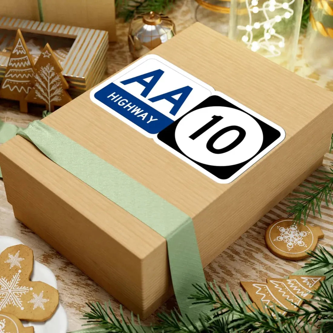 AA Highway KY 10 (Kentucky) (Road Sign) STICKER Vinyl Kiss-Cut Decal - The Sticker Space