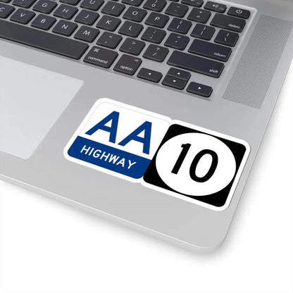 AA Highway KY 10 (Kentucky) (Road Sign) STICKER Vinyl Kiss-Cut Decal - The Sticker Space