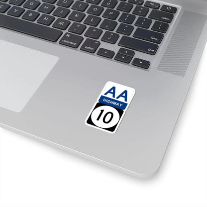 AA Highway KY 10 stacked (Kentucky) (Road Sign) STICKER Vinyl Kiss-Cut Decal - The Sticker Space