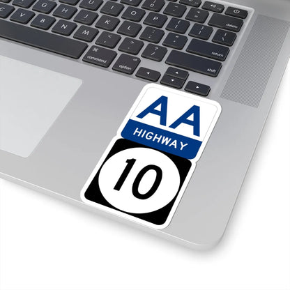 AA Highway KY 10 stacked (Kentucky) (Road Sign) STICKER Vinyl Kiss-Cut Decal - The Sticker Space