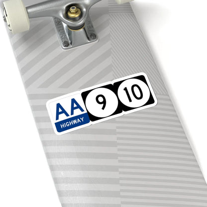 AA Highway KY 9 KY 10 (Kentucky) (Road Sign) STICKER Vinyl Kiss-Cut Decal - The Sticker Space
