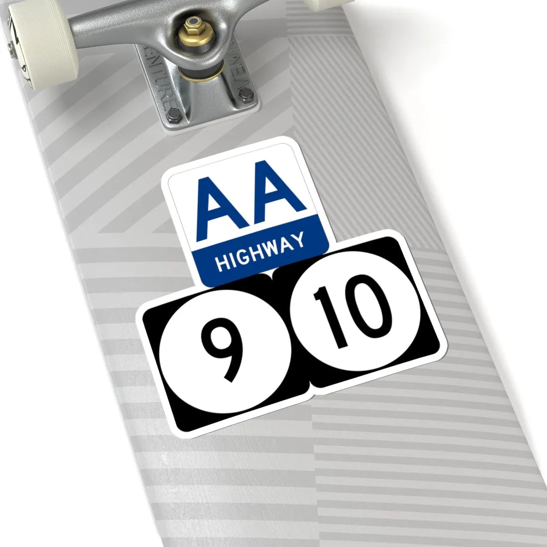 AA Highway KY 9 KY 10 stacked (Kentucky) (Road Sign) STICKER Vinyl Kiss-Cut Decal - The Sticker Space