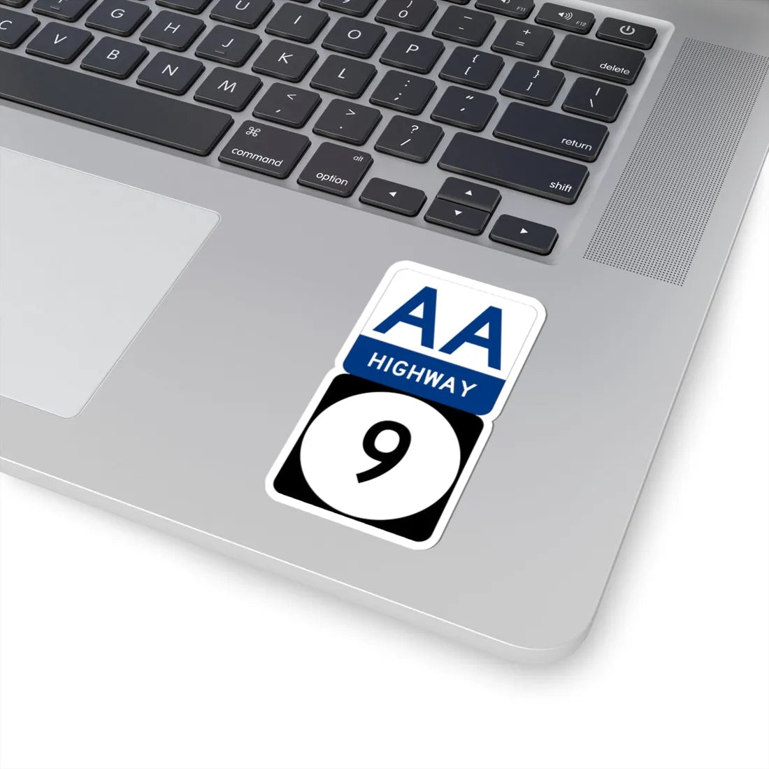 AA Highway KY 9 stacked (Kentucky) (Road Sign) STICKER Vinyl Kiss-Cut Decal - The Sticker Space