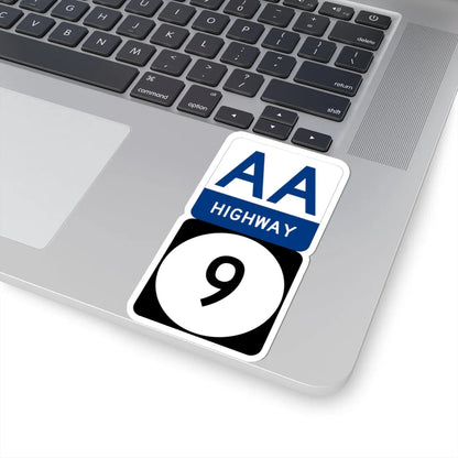 AA Highway KY 9 stacked (Kentucky) (Road Sign) STICKER Vinyl Kiss-Cut Decal - The Sticker Space