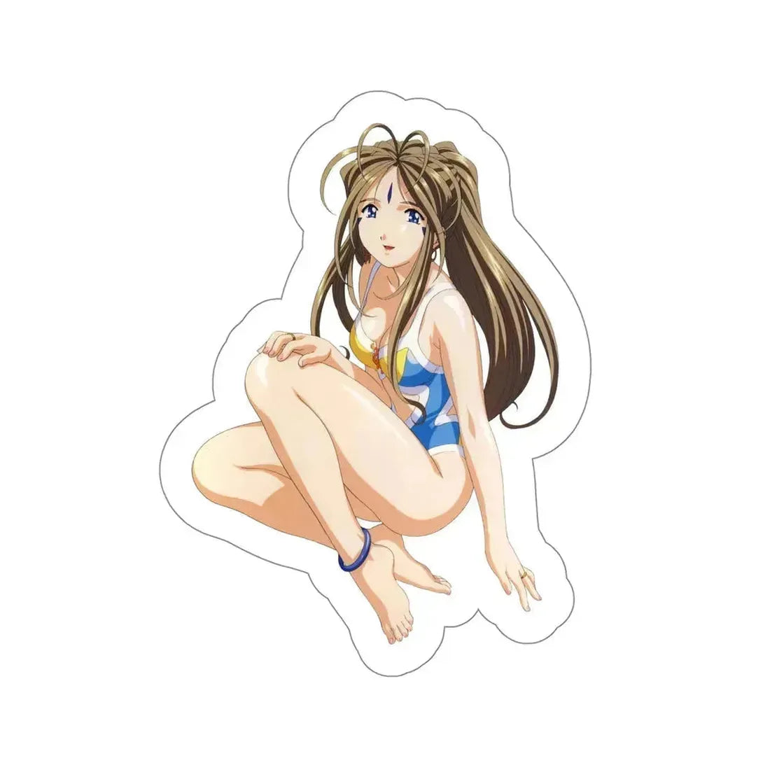 Aa! Megami-sama! - Belldandy (Anime/Ecchi/Waifu) STICKER Vinyl Die-Cut Decal 5 Inch - The Sticker Space