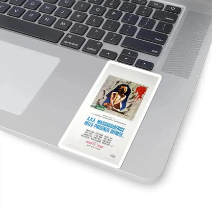 A.A.A. MASSEUSE, GOOD-LOOKING, OFFERS HER SERVICES 1972 Movie Poster - STICKER Vinyl Kiss-Cut Decal - The Sticker Space