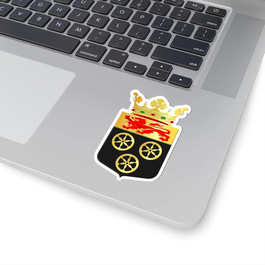 Aalburg wapen (Netherlands) (Coat of Arms) STICKER Vinyl Kiss-Cut Decal - The Sticker Space