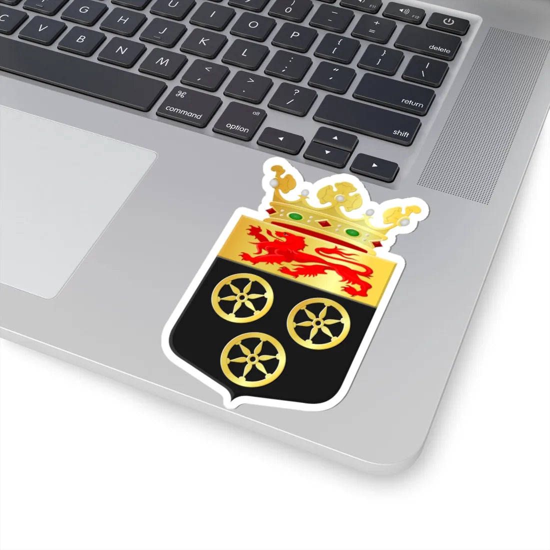 Aalburg wapen (Netherlands) (Coat of Arms) STICKER Vinyl Kiss-Cut Decal - The Sticker Space