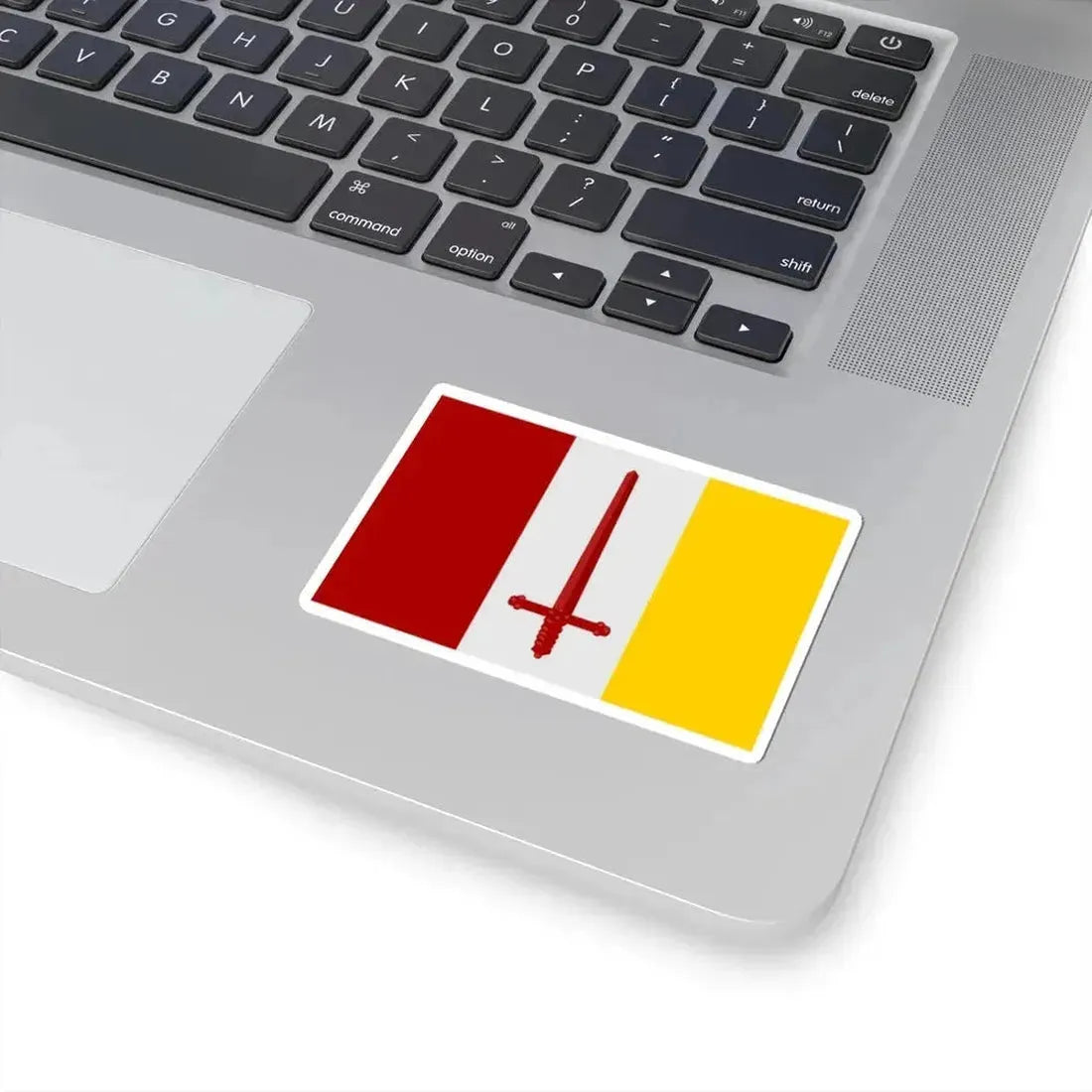 Aalst Oost-Vlaanderen vlag (Belgium) STICKER Vinyl Kiss-Cut Decal - The Sticker Space