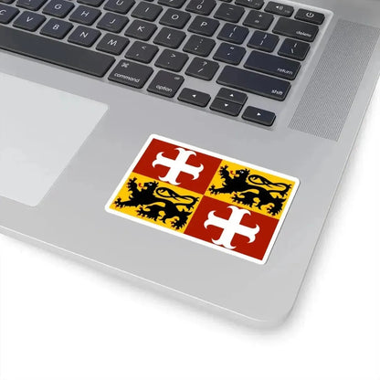 Aalter vlag (Belgium) STICKER Vinyl Kiss-Cut Decal - The Sticker Space