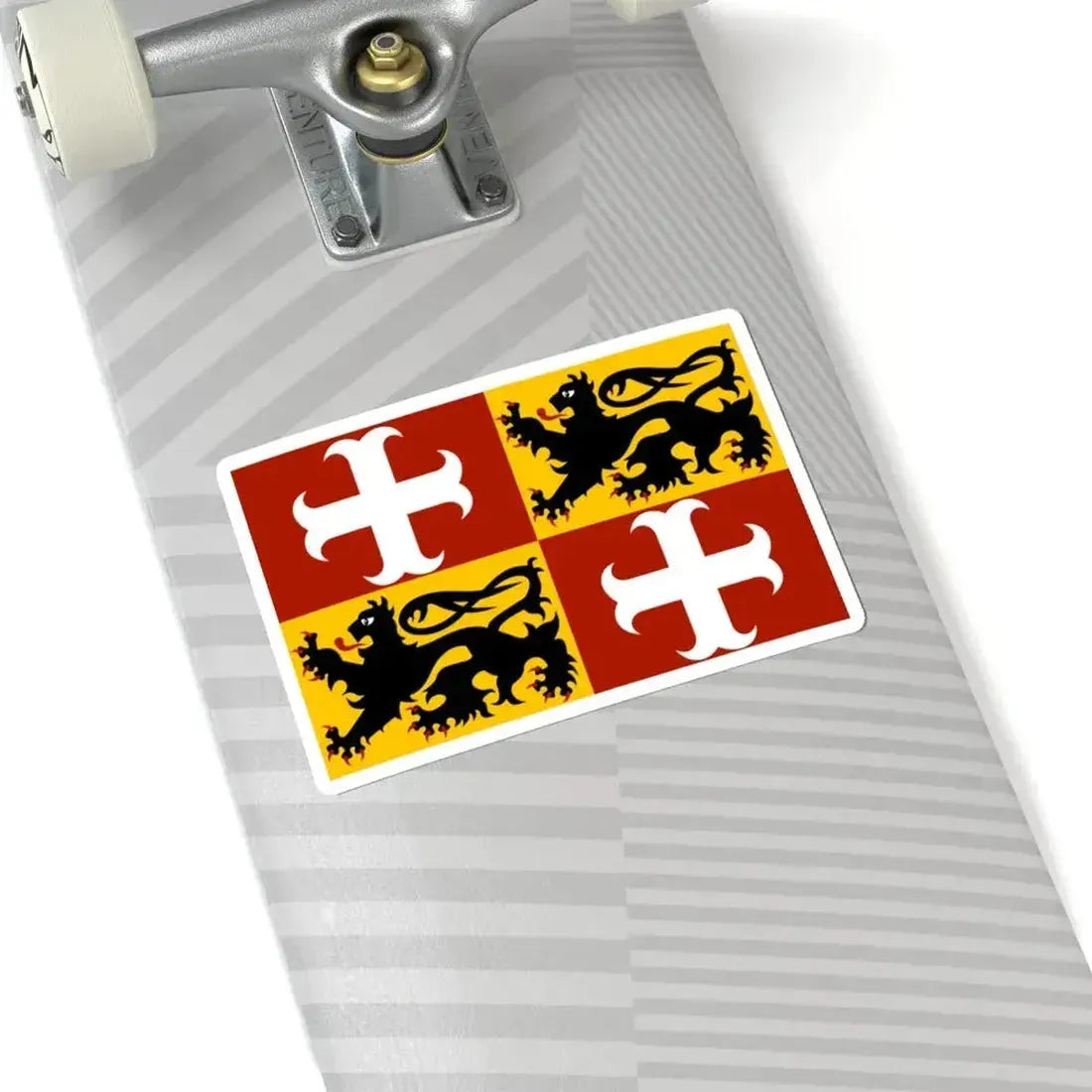 Aalter vlag (Belgium) STICKER Vinyl Kiss-Cut Decal - The Sticker Space