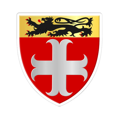 Aalter wapen (Belgium) (Coat of Arms) STICKER Vinyl Kiss-Cut Decal 6 Inch White - The Sticker Space