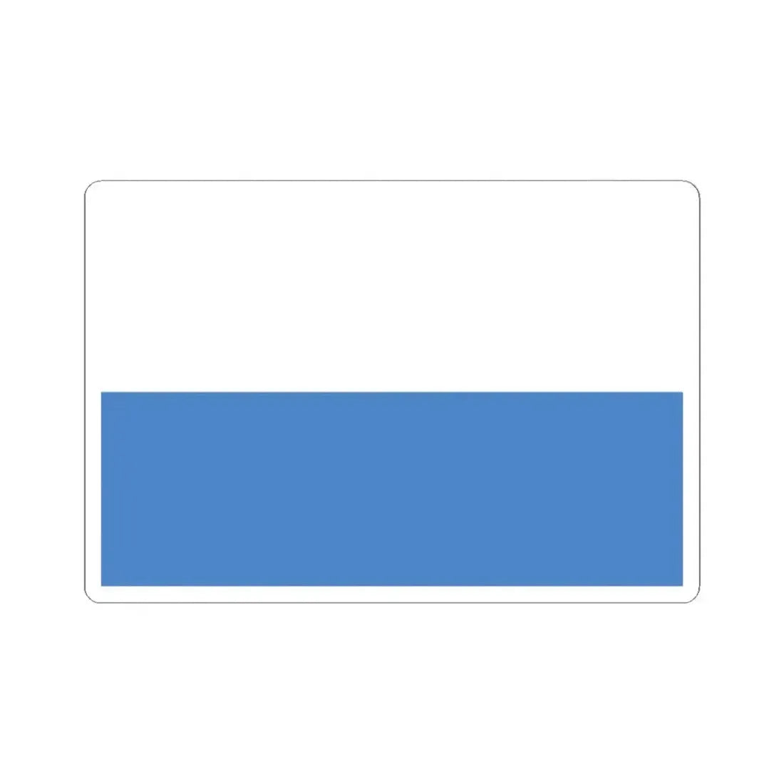 Aarlen vlag (Belgium) STICKER Vinyl Kiss-Cut Decal 2 Inch White - The Sticker Space