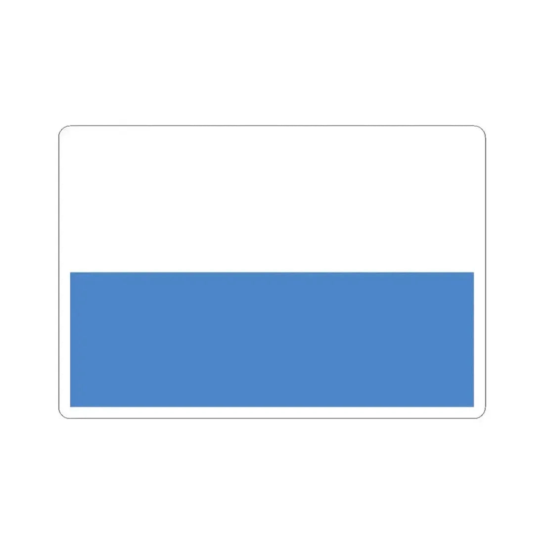 Aarlen vlag (Belgium) STICKER Vinyl Kiss-Cut Decal 3 Inch White - The Sticker Space