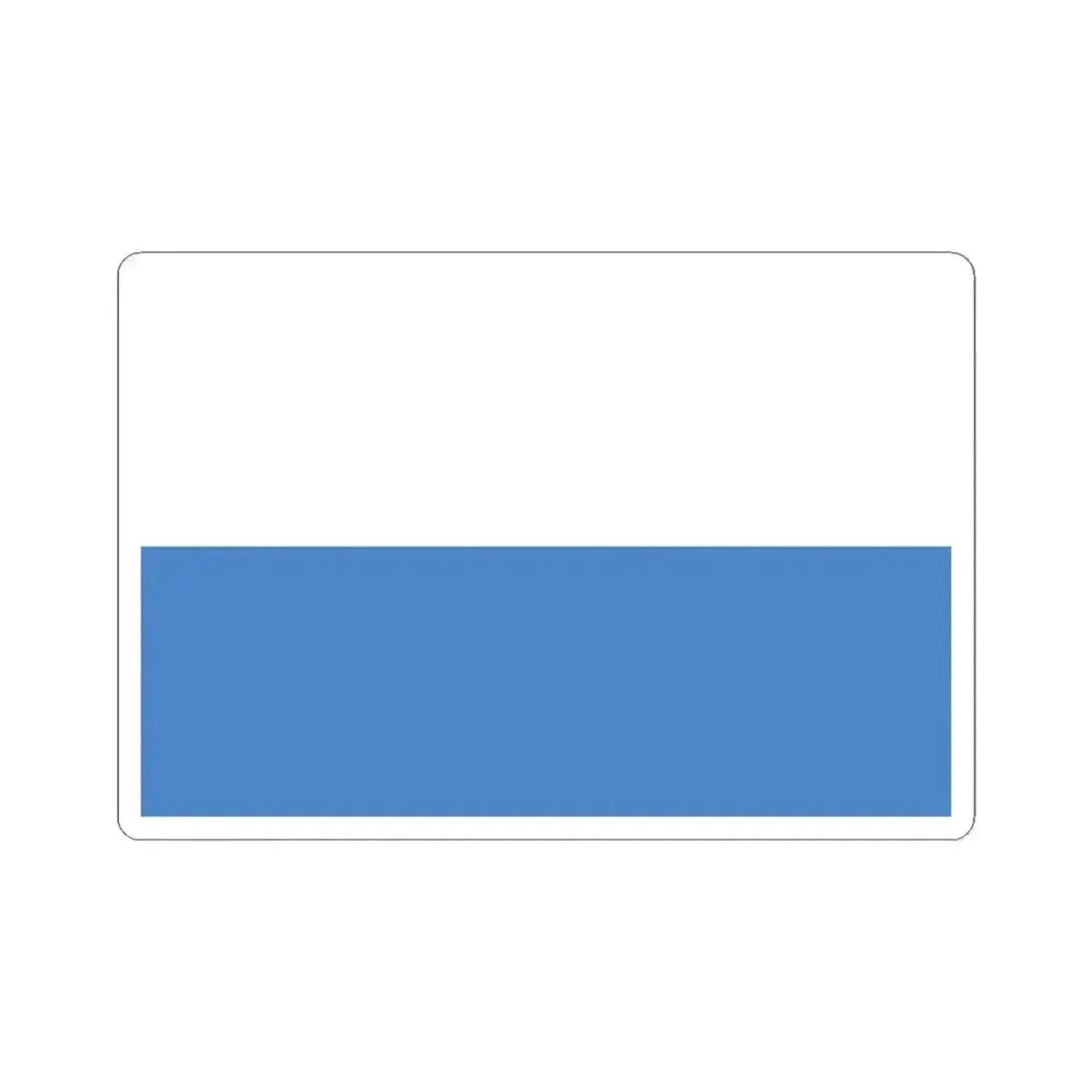 Aarlen vlag (Belgium) STICKER Vinyl Kiss-Cut Decal 4 Inch White - The Sticker Space