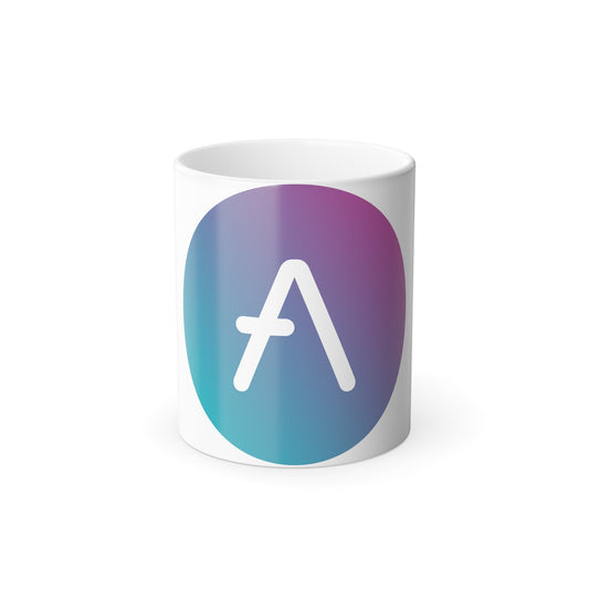 AAVE AAVE (Cryptocurrency) Color Changing Mug 11oz-11oz-The Sticker Space