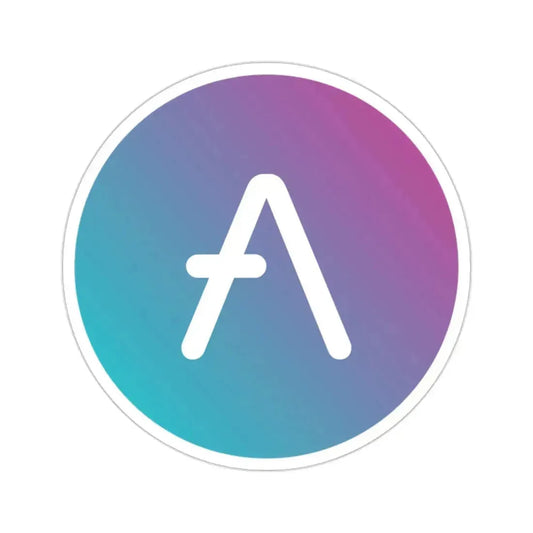 AAVE AAVE (Cryptocurrency) STICKER Vinyl Die-Cut Decal 2 Inch - The Sticker Space