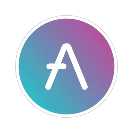 AAVE AAVE (Cryptocurrency) STICKER Vinyl Die-Cut Decal 2 Inch - The Sticker Space