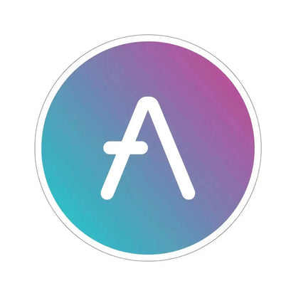 AAVE AAVE (Cryptocurrency) STICKER Vinyl Die-Cut Decal 5 Inch - The Sticker Space