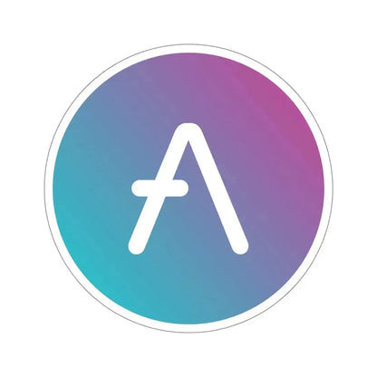 AAVE AAVE (Cryptocurrency) STICKER Vinyl Die-Cut Decal 6 Inch - The Sticker Space