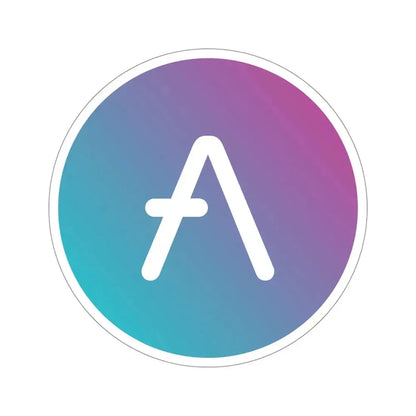 AAVE AAVE (Cryptocurrency) STICKER Vinyl Die-Cut Decal - The Sticker Space