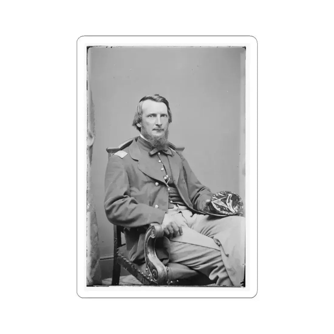 A.B. Mccalmont 001 (U.S. Civil War) STICKER Vinyl Kiss-Cut Decal 6 Inch White - The Sticker Space