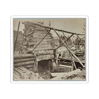 Abandoned Camp of 9Th Army Corps Near Falmouth, Va., February, 1863 001 (U.S. Civil War) STICKER Vinyl Kiss-Cut Decal 2 Inch White - The Sticker Space