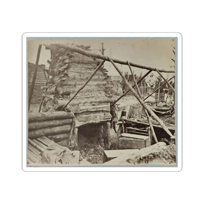 Abandoned Camp of 9Th Army Corps Near Falmouth, Va., February, 1863 001 (U.S. Civil War) STICKER Vinyl Kiss-Cut Decal 3 Inch White - The Sticker Space