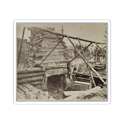 Abandoned Camp of 9Th Army Corps Near Falmouth, Va., February, 1863 001 (U.S. Civil War) STICKER Vinyl Kiss-Cut Decal 6 Inch White - The Sticker Space