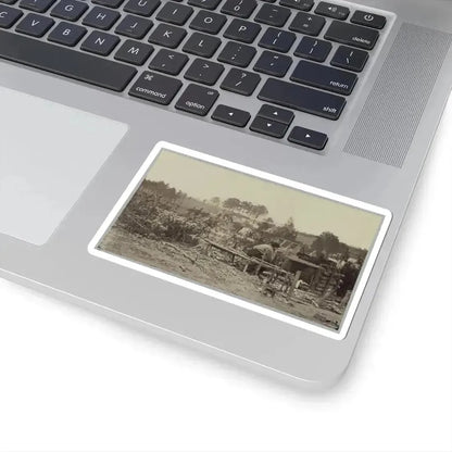 Abandoned Camp of 9Th Army Corps Near Falmouth, Va., February, 1863 (U.S. Civil War) STICKER Vinyl Kiss-Cut Decal - The Sticker Space