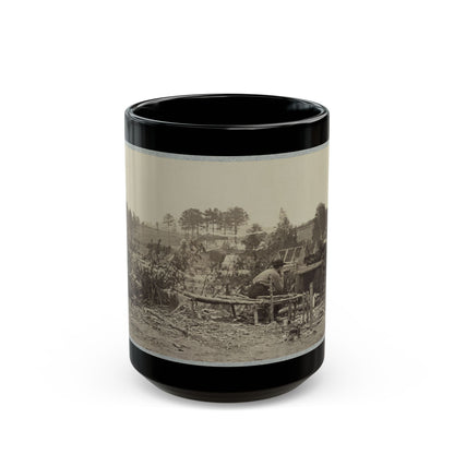 Abandoned Camp Of 9th Army Corps Near Falmouth, Va., February, 1863 (U.S. Civil War) Black Coffee Mug