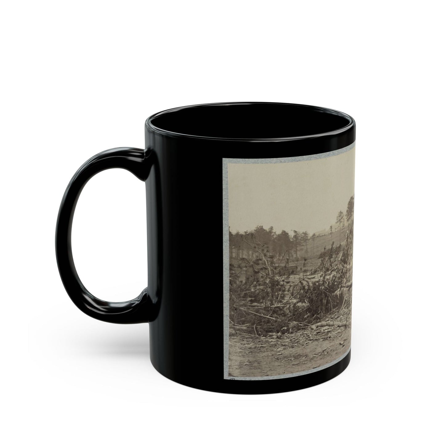 Abandoned Camp Of 9th Army Corps Near Falmouth, Va., February, 1863 (U.S. Civil War) Black Coffee Mug