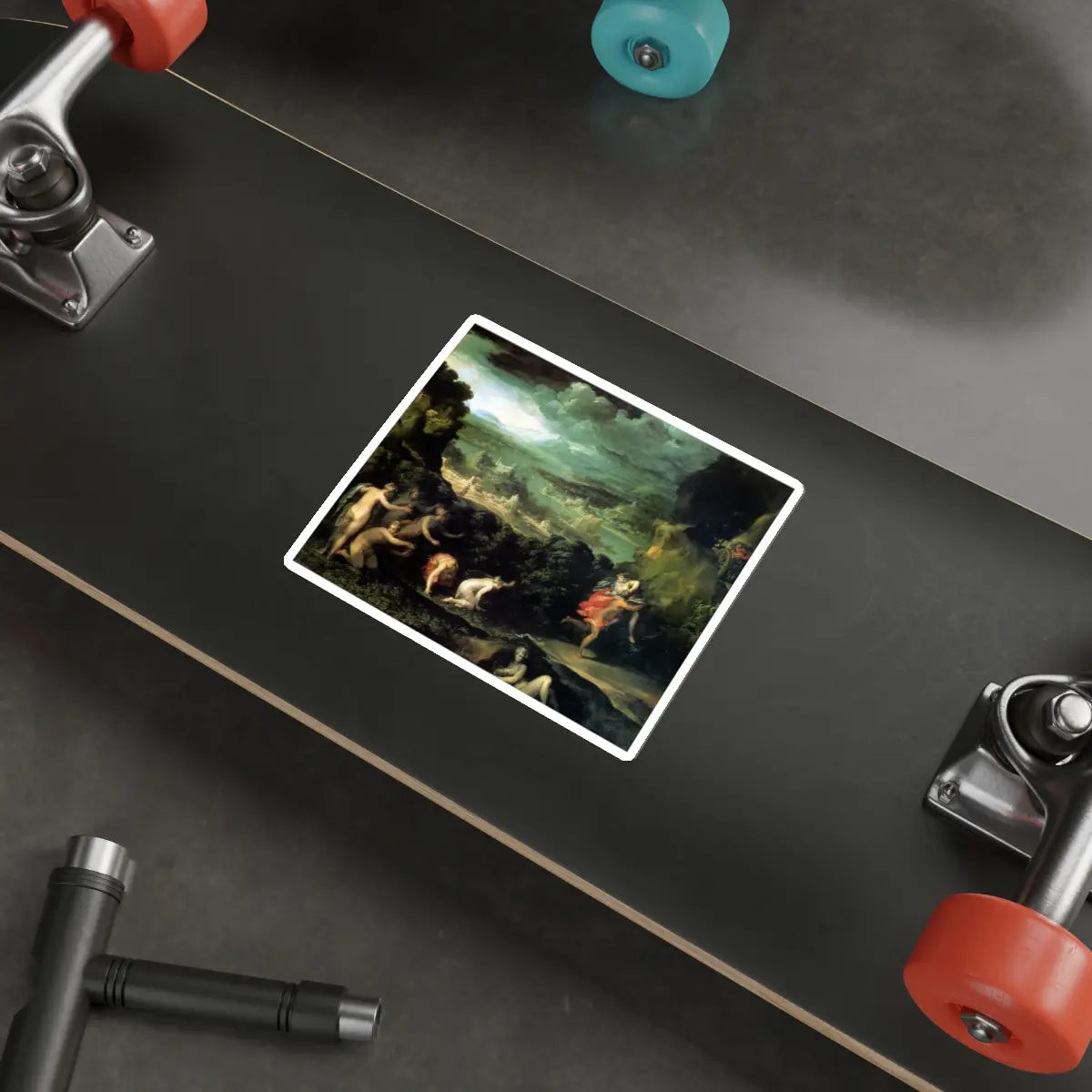 SKU:10880591644741379585 Sticker types:White Shape:Die-Cut Sizes:5" × 5"